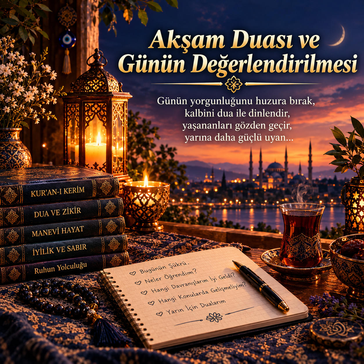 Akşam duası ve günün değerlendirilmesi