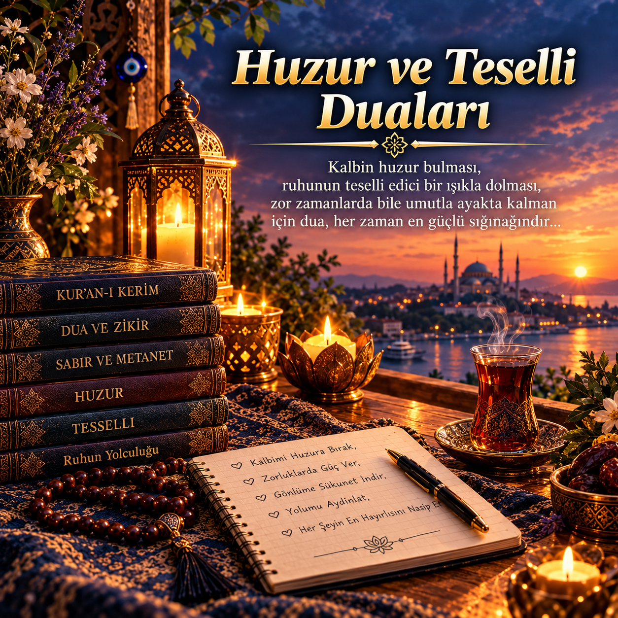 Huzur ve teselli duaları