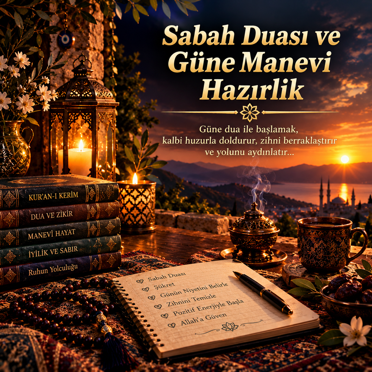 Sabah duası ve güne manevi hazırlık